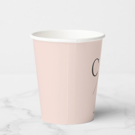 Einfache, elegante Papiertasse Pappbecher (Rechts)
