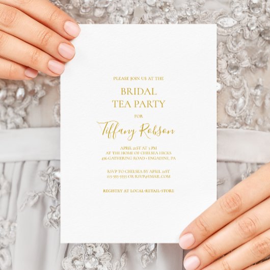 Einfache Elegante Party Einladung