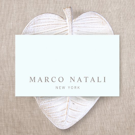 Einfache Elegante Pastel Beruflich Visitenkarte