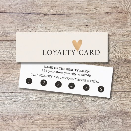 Einfache Elegante Pastel Weißes Imitat Treuekarte