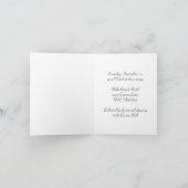 Einfache, elegante Personalisierte Einladung zur H (Innenseite)