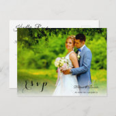 Einfache Elegante Personalisierte Foto UAwg Postka Postkarte (Vorne/Hinten)