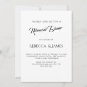 Einfache Elegante Probe Einladung (Vorderseite)