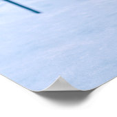 Einfache Elegante Red Fox Artwork | Poster (Ecke)