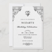 Einfache elegante Renaissance-Architektur Einladung (Vorderseite)