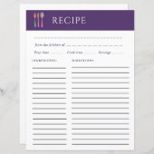 einfache, elegante Rezeptionskarte (Vorne/Hinten)