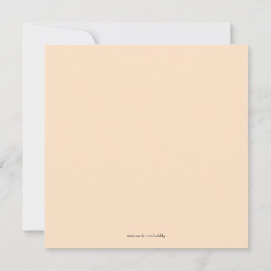 Einfache, elegante Rosa Kreuzung Taufe/Feiern Einladung (Rückseite)