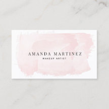 Einfache elegante Rosa Wasserfarben Social Media