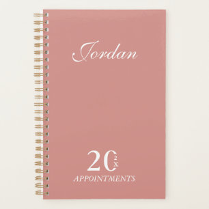 Einfache elegante Rose Name Täglicher Planer AppoP
