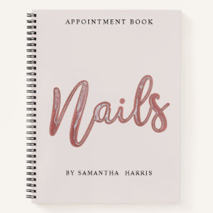 Einfache Elegante Rose Notizblock