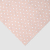 Einfache Elegante Rose Rosa mit Polka Dots Seidenpapier (Ausschnitt)