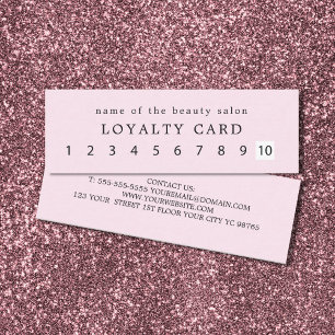 Einfache Elegante Rose Treuekarte