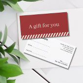 Einfache, elegante Rot-Beige gestreifter Urlaub