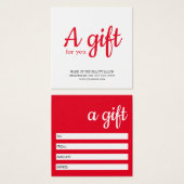 Einfache Elegante Roter Salon (Vorne & Hinten)