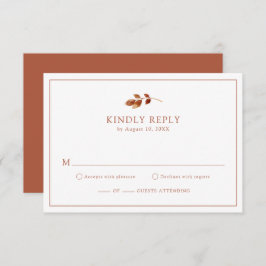 Einfache elegante RSVP-Karten RSVP Karte