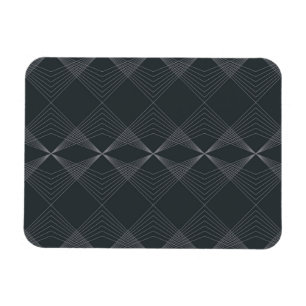 Einfache, elegante, schicke, luxuriöse Grafik-Lini Magnet
