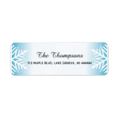 Einfache Elegante Schneeflocken (Vorne)