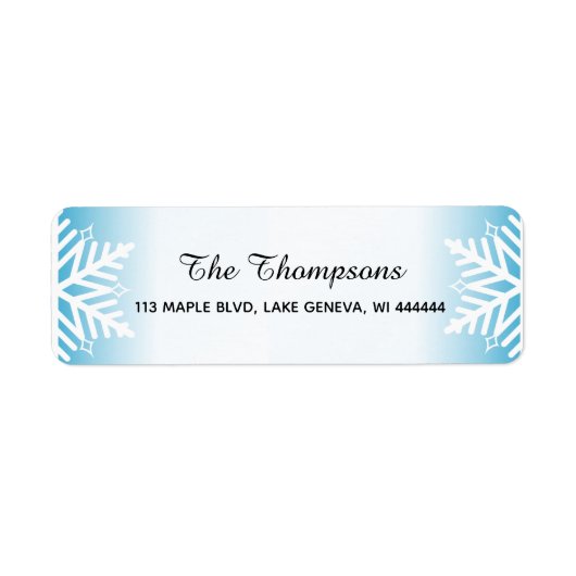 Einfache Elegante Schneeflocken (Vorne)