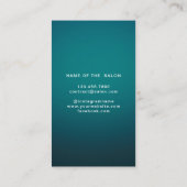 Einfache Elegante Schöne Lounge Terminkarte (Rückseite)