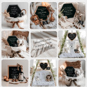 Einfache elegante schwangerschaftsfreie Ankündigun Einladung