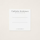 Einfache elegante Schwarz-Herz-Clip-Display (Vorderseite)