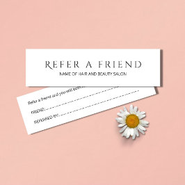 Einfache elegante Schwarz-Weiß-Karte