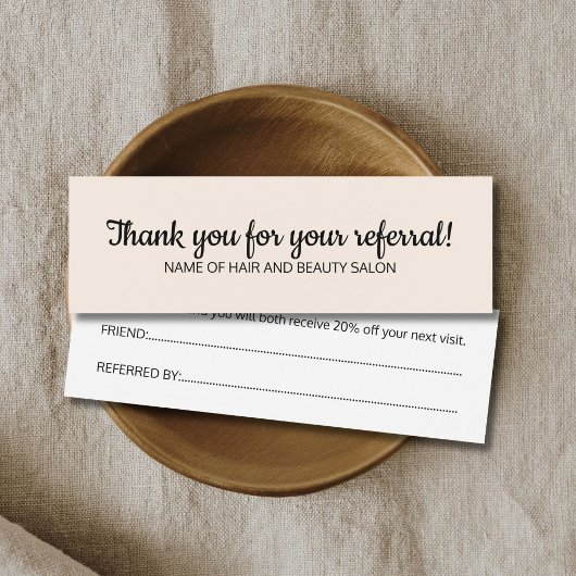 Einfache elegante Schwarz-Weiß-Referenzkarte