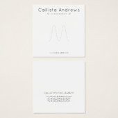 Einfache, elegante, schwarze Herzklinganzeige (Vorne & Hinten)