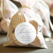 Einfache Elegante Script-Abschluss-Favoriten Viele Runder Aufkleber