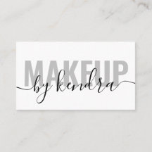 Einfache elegante Script Makeup Artist