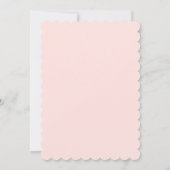 Einfache elegante Skript-Monogramm-Hochzeitseinlad Einladung (Rückseite)