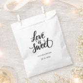 einfache, elegante Skriptsprache Liebe ist süße Ga Geschenktütchen (Ausgeschnitten)