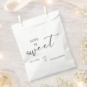 einfache, elegante Skriptsprache Liebe ist süße Ga Geschenktütchen (Ausgeschnitten)