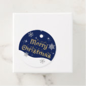 Einfache Elegante Sparkling Weihnachten Glitzer Sp Geschenkanhänger (Beispiel)