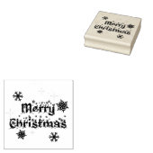 Einfache Elegante Sparkling Weihnachten Glitzer Sp Gummistempel (Stempel)