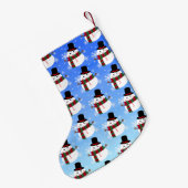 Einfache Elegante Sparkling Weihnachten Glitzer Sp Kleiner Weihnachtsstrumpf (Rückseite (Hängend))