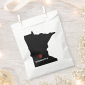 Einfache Elegante Staat Minnesota Hochzeit Geschenktütchen (Ausgeschnitten)