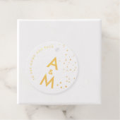 Einfache Elegante Stars Sky Liebe Couple Monogram Geschenkanhänger (Mit Box)