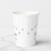 Einfache elegante Twinkle Little Stars Baby Dusche Pappbecher (Rechts)