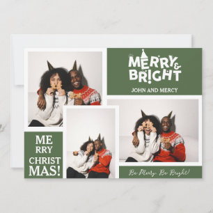 Einfache Elegante Typografie Weihnachten Paar 3 Fo