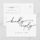 Einfache Elegante UAWG Postkarte (Vorne/Hinten)