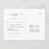 Einfache Elegante UAWG Postkarte (Rückseite)