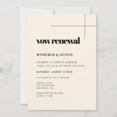 Einfache, elegante und schicke Hochzeit Einladung (Vorderseite)