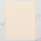 Einfache, elegante und schicke Hochzeit Menükarte (Rückseite)