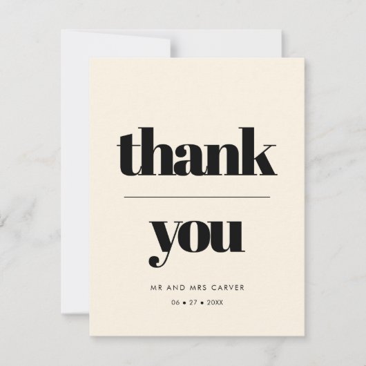 Einfache elegante und schicke Hochzeitscreme Viele (Vorderseite)