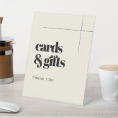 Einfache elegante und schicke Karten & Geschenke H Sockelschild (In SItu)