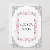 Einfache elegante Valentinstagskarte | Minimal Karte (Rückseite)