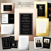 Einfache elegante Vorlage für Hochzeitsfotos