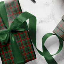 Einfache elegante Waldgrün-Geschenkpackung