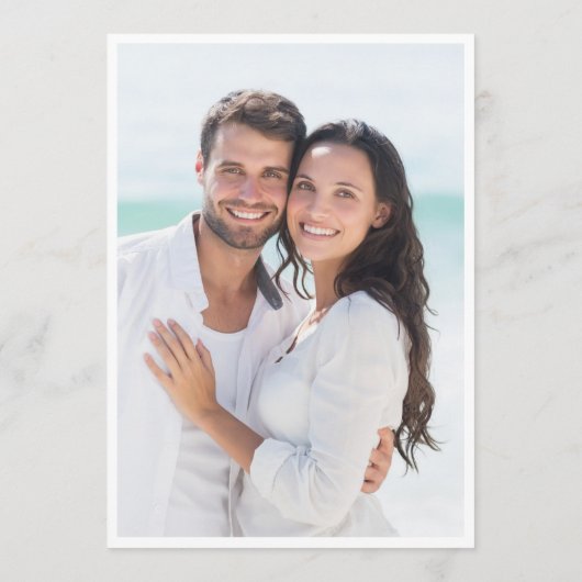 Einfache Elegante Wasserfarbe Eukalyptus Wedding R Save The Date (Rückseite)